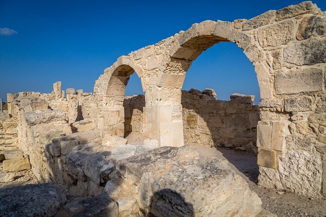 Ancient Kourion, Kolossi Castle, Omodos & Winery Tour from Paphos - Visiting Kourion’s Ancient Amphitheater and Archaeological Ruins