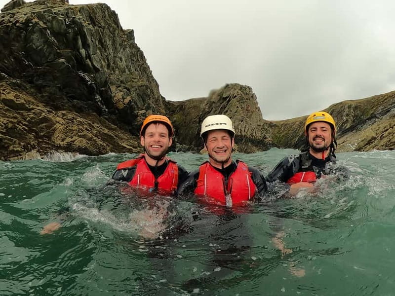 Anglesey: Epic Coasteering with Swimming Climbing and Jumps - Starting Point Near Trearddur Bay with Easy Access