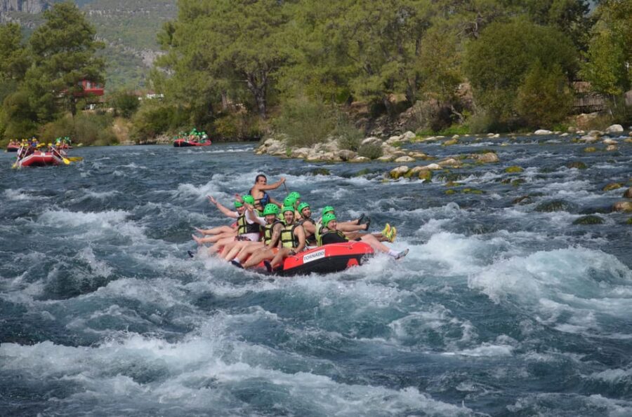 Antalya: Canyoning, Rafting, Quad, Jeep & Zipline with Lunch - The 14 km Whitewater Rafting Route