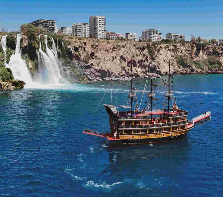 Antalya: Duden Waterfall Pirate Boat Trip - The Duden Waterfall and Photo Opportunities