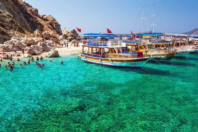 Antalya/Kemer: Adrasan Suluada Island Boat Tours with Lunch - Starting Point and Duration of the Tour