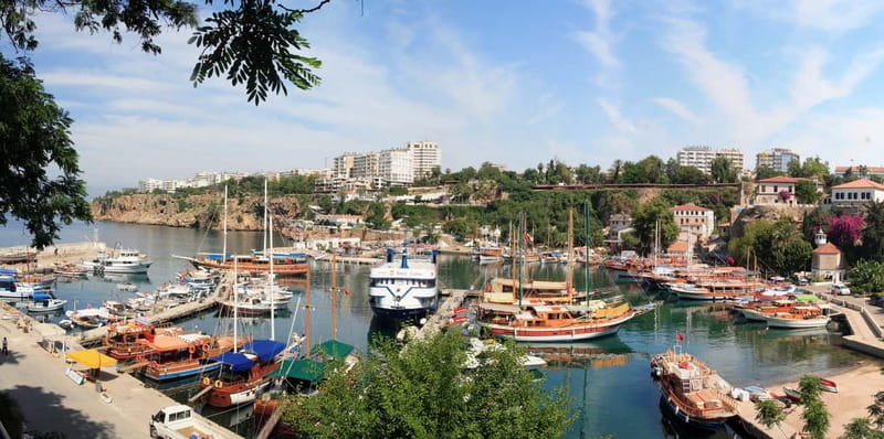 Antalya Private City Tour Waterfalls and Old Town Boat Tour - Walking Behind the Upper Düden Falls and Visiting a Hidden Cave