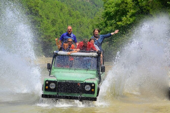 Antalya Rafting, Jeep Safari, Zipline, Buggy Safari Combo Tour - Zipline Over the Taurus Mountains