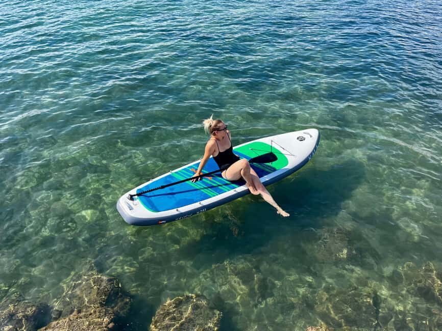 Antibes : 2-seat Paddle board Rental with photos & videos - Exploring the Calm Waters and Scenic Covesto