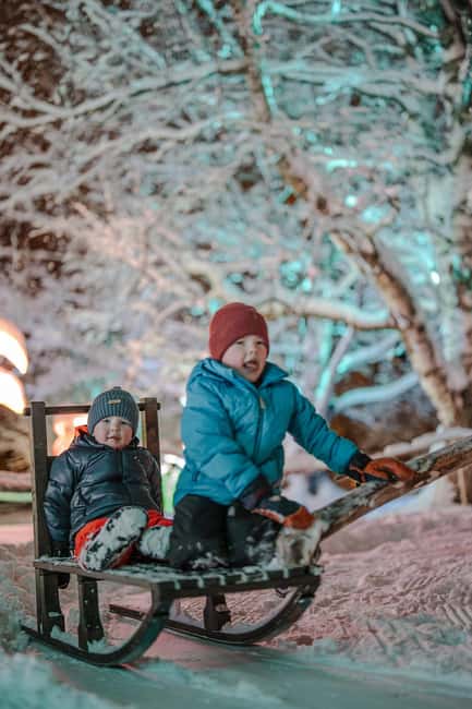 Arctic Fantasy Park Entry Ticket - Snow and Lights Create a Fairytale Atmosphere