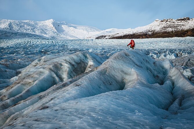 Arctic Glacier Hike away from the Crowds Vatnajokull Glacier - The Unique Location of Fjallsjökull Glacier