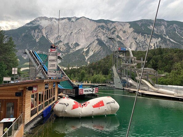 AREA 47 Water AREA Entrance Ticket - Highlights of the Water Area: Slides, Cliff Diving, and Blob Jumping