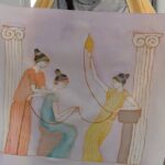 Art workshop-- Create your own greek silk scarf in Athens ! - Creating Your Unique Greek Silk Scarf