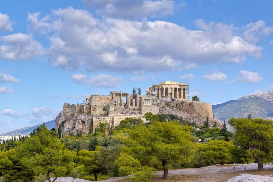 Athens: Acropolis and Mythology Highlights Small Group Tour - The Meeting Point Under the Arch of Hadrian
