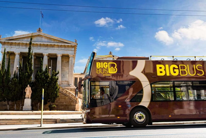 Athens: Big Bus Hop-on, Hop-off Tour by Open-Top Bus - Starting from Syntagma Square or Plaka for Easy Access