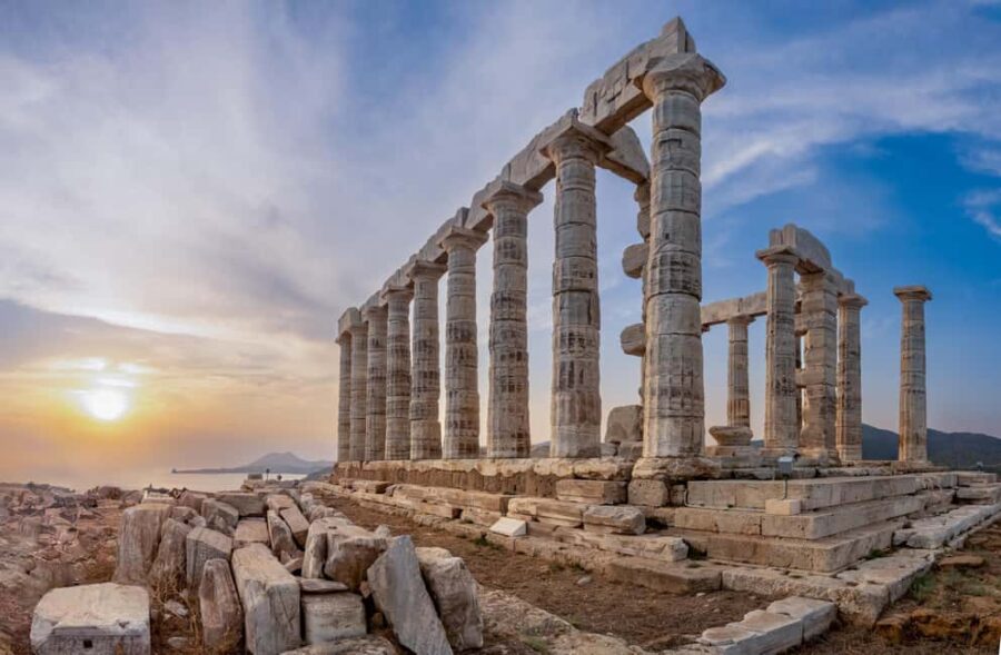 Athens: Cape Sounion Sunset and Wine Tasting Tour - Scenic Drive from Athens to Cape Sounion Along the Athenian Riviera