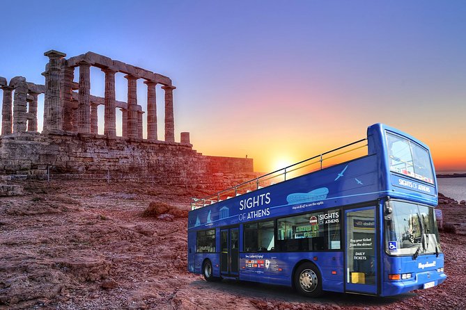 Athens Combo: Hop-on Hop-off Bus & Cape Sounion Sunset Tour - Exploring the Four Bus Lines and Piraeus Fun Train