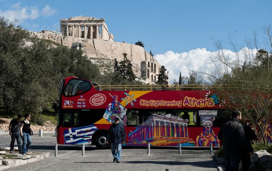Athens: Hop-On-Hop-Off & Acropolis & Acropolis Mus.& 3 audio - Hop-On Hop-Off Bus: Your Flexible Transit Through Athens’ Historic Center