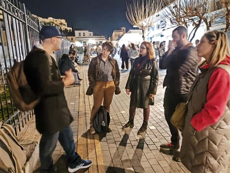 Athens: Horror Mythology Evening Tour with a Guide - Starting Point: The Meeting at Athinaiki Skini