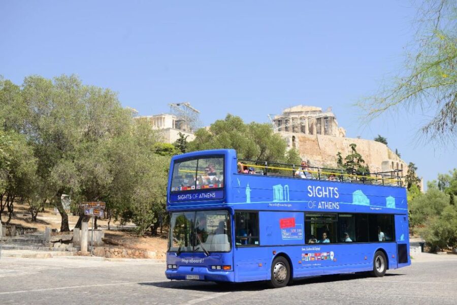 Athens: Island Cruise with Lunch & Hop-On Hop-Off Bus Ticket - The Athens Hop-On Hop-Off Bus Experience