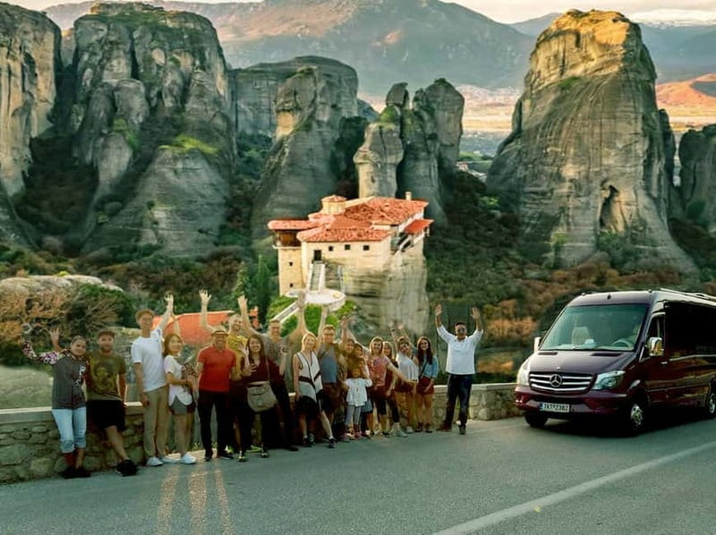 Athens: Meteora Monasteries Day Trip with Caves and Lunch - Exploring the Hermit Caves and Hidden Spots