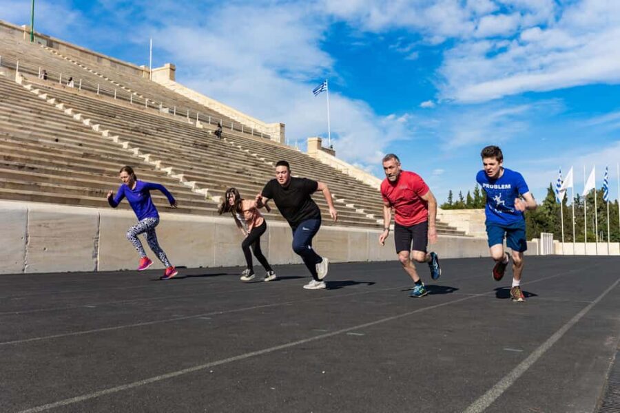 Athens: Olympic Games Workout Session - Warm-up and Historical Insights in the National Gardens