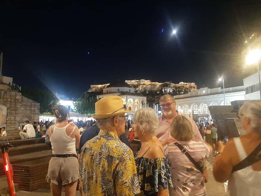 Athens panoramic tour by night with open double decker bus - Starting Point and Tour Duration