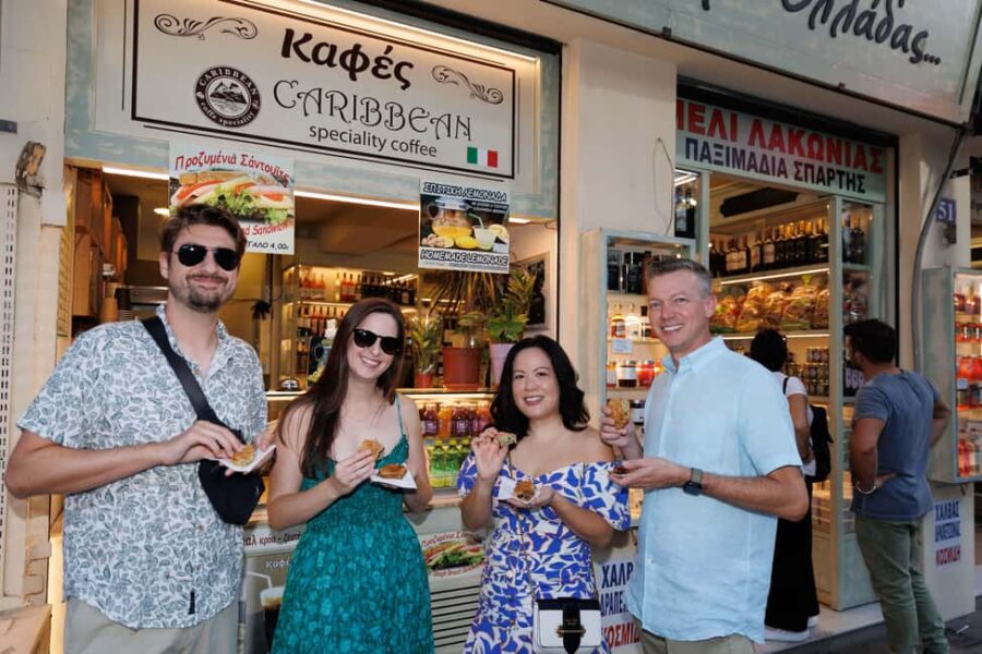 Athens: Private Food Tour with 10 Tastings - Exploring Historic Neighborhoods: Iroon Square and Avissinias Square