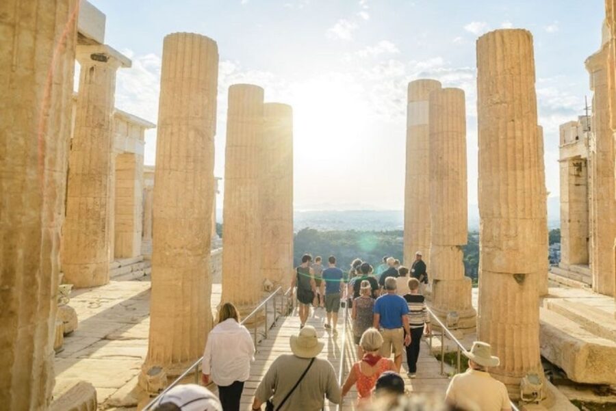 Athens: The Acropolis Walking Group Tour with a French Guide - Highlights of the Acropolis Monuments