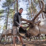 Authentic Reindeer Farm and Canoe Experience from Rovaniemi. - Canoeing on the Calm Lapland Lake