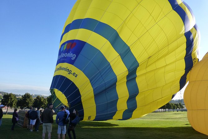 Balloon Ride over Catalonia with optional Pick-up from Barcelona - The Launch Site and Pre-Flight Experience at Vic