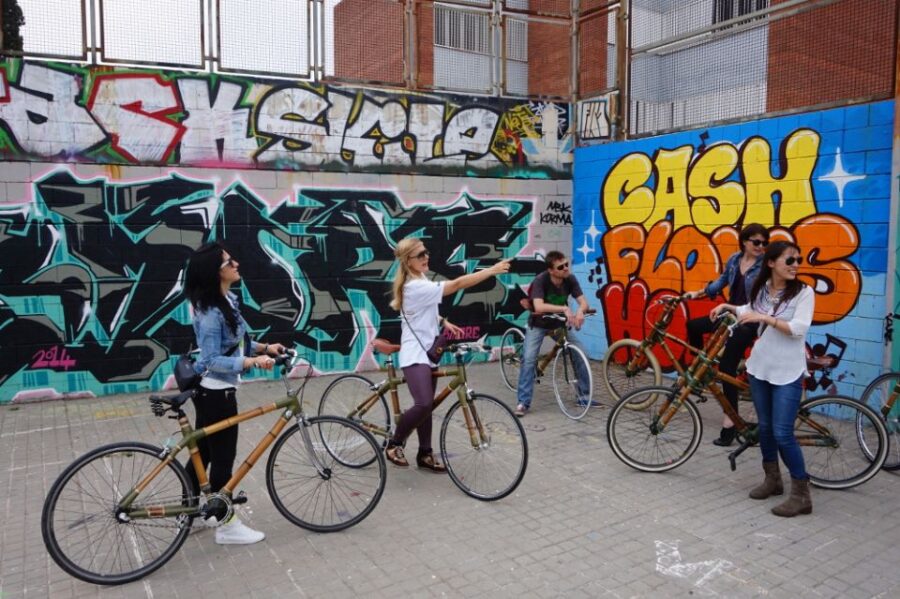 Barcelona: 3.5-Hour Street Art Tour by Bamboo Bike - From the City Center to Barcelona’s Industrial Walls