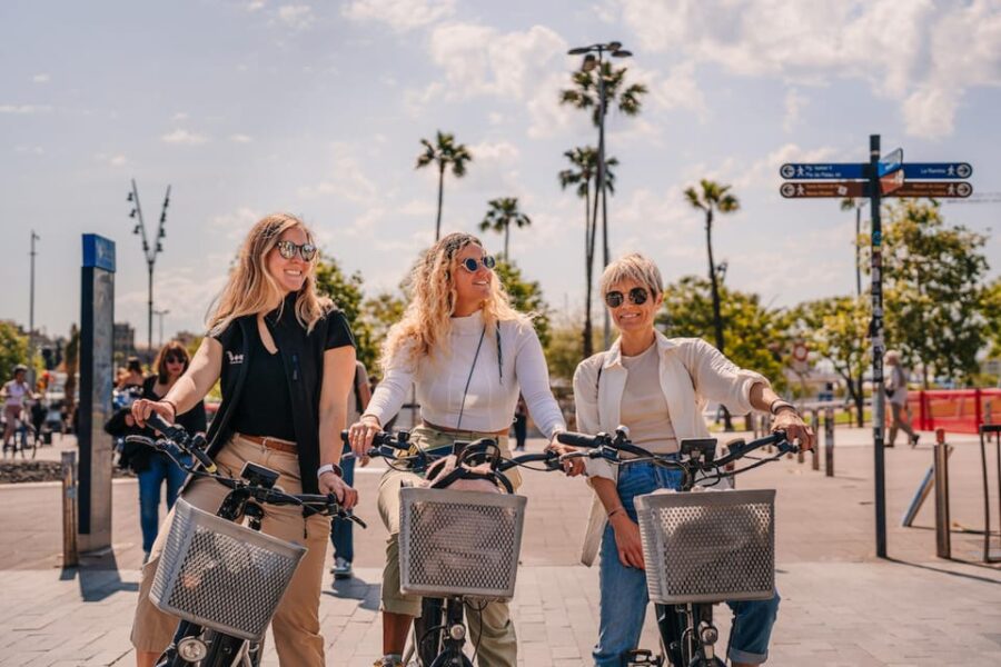 Barcelona: E-Bike Tour with Montjuic Cable Car & Boat Ride - Start at Bike Rental Barcelona in the Heart of the City