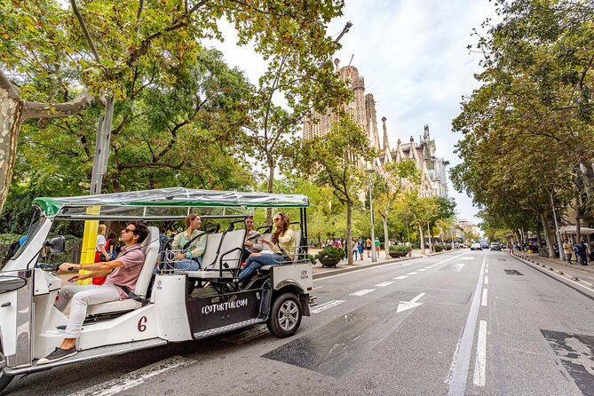 Barcelona Express Tour in a Private Eco Tuk Tuk - Tour Duration, Route Flexibility, and Stops