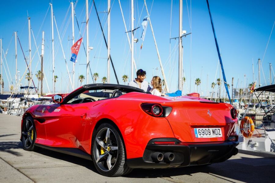 Barcelona: Ferrari Car Driving & Sailing Experience - Experience the Power of the Ferrari with a Scenic Drive