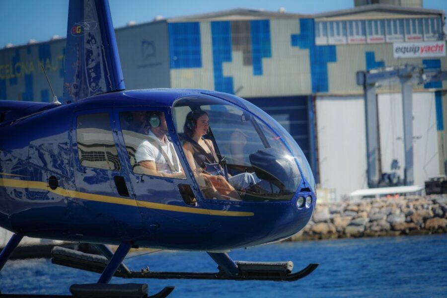 Barcelona: Helicopter Flight with Optional Yacht Cruise - The Details of the Helicopter Flight in Barcelona