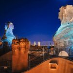 Barcelona: La Pedrera Night Experience - The Rooftop Light Show and Video Mapping Spectacle