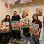 Barcelona: Learn to paint, sip wine, enjoy snacks & music - The Setting at Arte Bar: A Trendy, Comfortable Studio