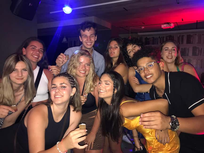 Barcelona Night Walking Tour Bars & VIP Club Pass - Key Points