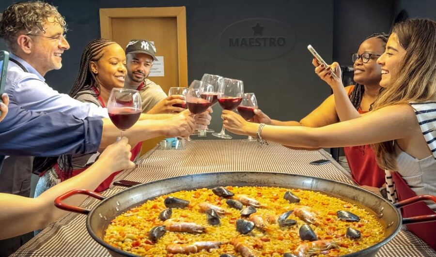Barcelona: Paella Maestro Market Tour & Sangria & Tapas - Learning to Cook Paella with a Family Recipe