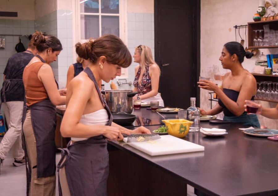 Barcelona: Paella & Tapas Cooking Class with Sangria - Starting Point in Barcelona’s Gràcia Neighborhood