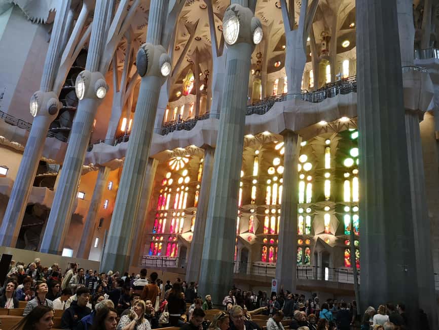 Barcelona: Sagrada Familia Private Tour with Official Guide - The Interior: Geometry, Light, and Nature