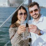 Barcelona Sunset Cruise with Open Bar of Cava and Snacks - Starting point at Port Olimpic during renovations