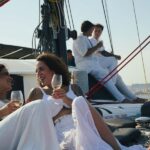 Barcelona: Sunset on a Premium Catamaran with drinks and snacks. - Savor Drinks and Snacks While Watching the Sunset