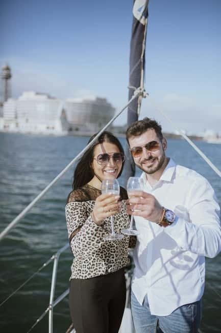 Barcelona: Sunset Sailboat Cruise with Open Bar and Snacks - The Route and Stops Along Barcelona’s Coastline