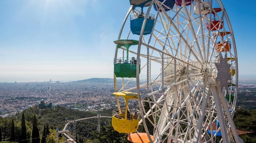 Barcelona: Tibidabo Amusement Park Admission Ticket - The Spectacular Views from the Tibidabo Sky Walk