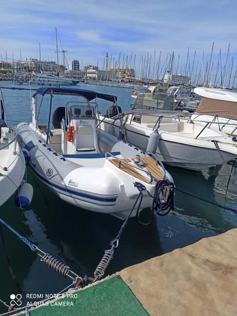 Bari at golden hour  Sunset Boat & Aperitif - Departing from the Port of Bari for a Coastal Adventure