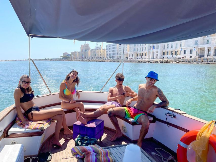 Bari by boat: admire the city from the sea with Aperitivo - The Vintage Gozzo Boat Offers Authentic Italian Maritime Charm