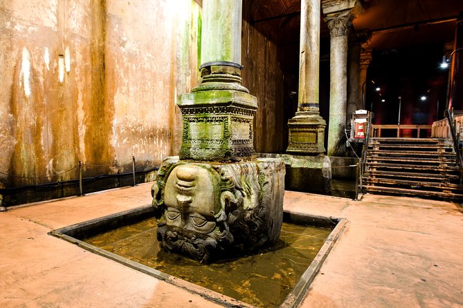 Basilica Cistern Small Group, Live Guide. w/Skip-the-Line Ticket - The Myth and Mystery of Medusa Heads