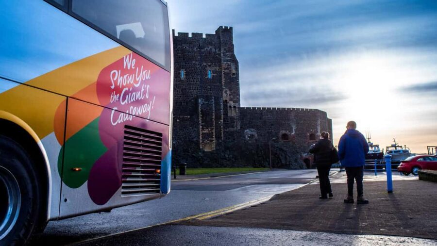 Belfast: Giant's Causeway & Irish Castles Tour -WIFI onboard - Starting at Belfast City Hall with a Scenic Drive North