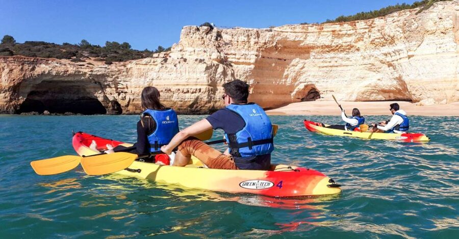 Benagil: Benagil Caves and Secret Spots Guided Kayaking Tour - Discovering the Benagil Sea Cave and Its Famous Features