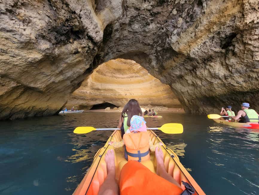 Benagil: Kayak Tour to Benagil Caves  Small Group - Convenient Departure Point at O Algar