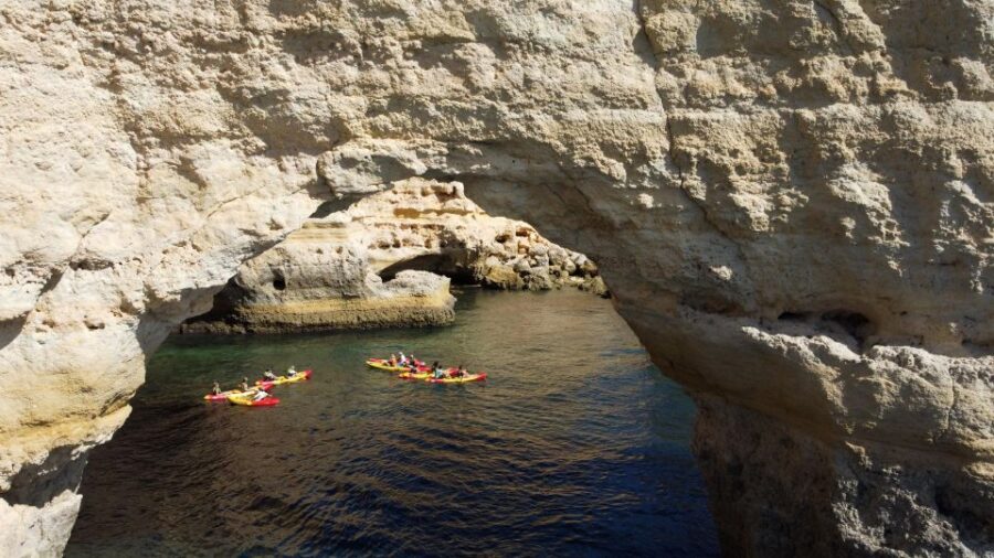 Benagil: Kayaking Adventure in Benagil Caves & Marinha Beach - Meeting at Benagil Beach for a Kayaking Expedition