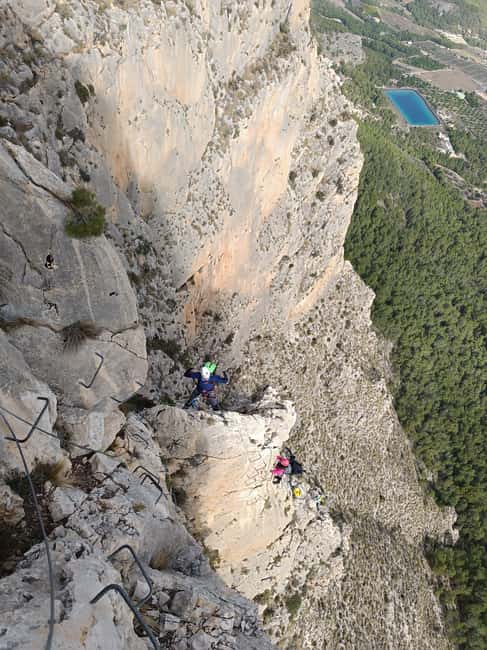 Benidorm: Ponoig via ferrata with two 30-meter rappels. - Location and Meeting Details in Polop de la Marina