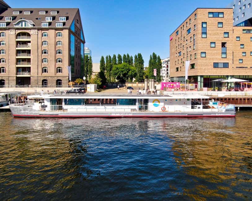 Berlin Boat Tour | Sunset Tour with Solar Ship | Sightseeing Spree - Starting Point at the Solarwaterworld AG Harbor